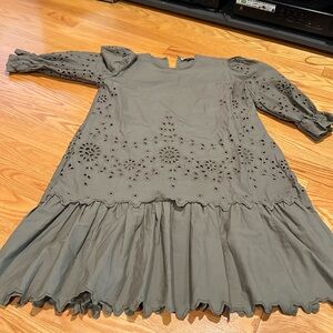 Eyelet dress